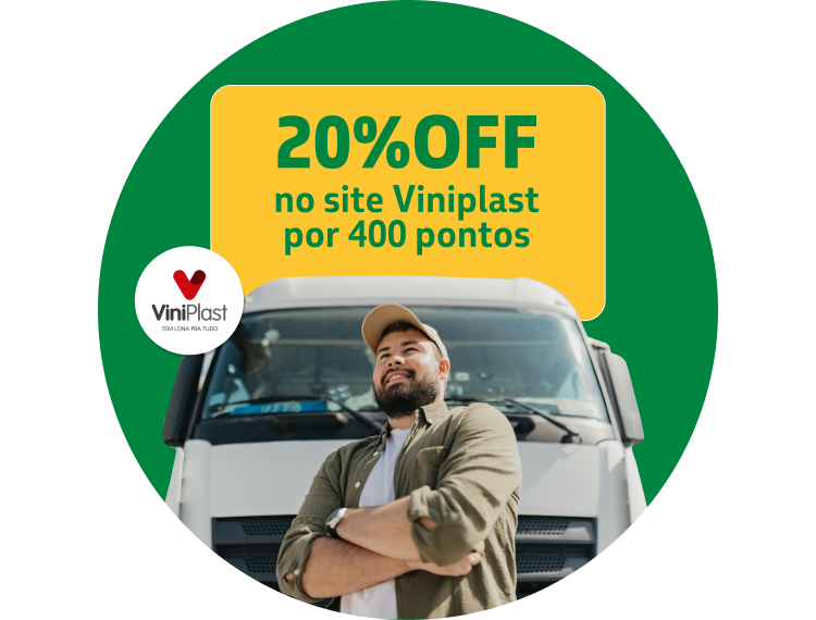 20% de desconto em lonas no site Viniplast